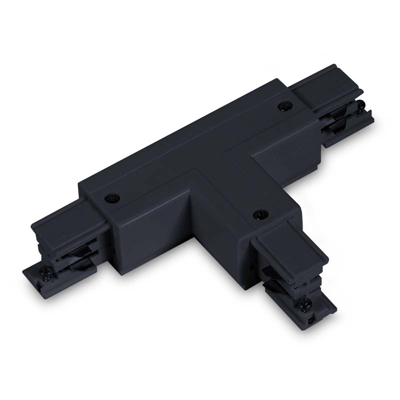 CONECTOR T-IZ-2 IZQUIERDA-2 NEGRO CARRIL TRACK